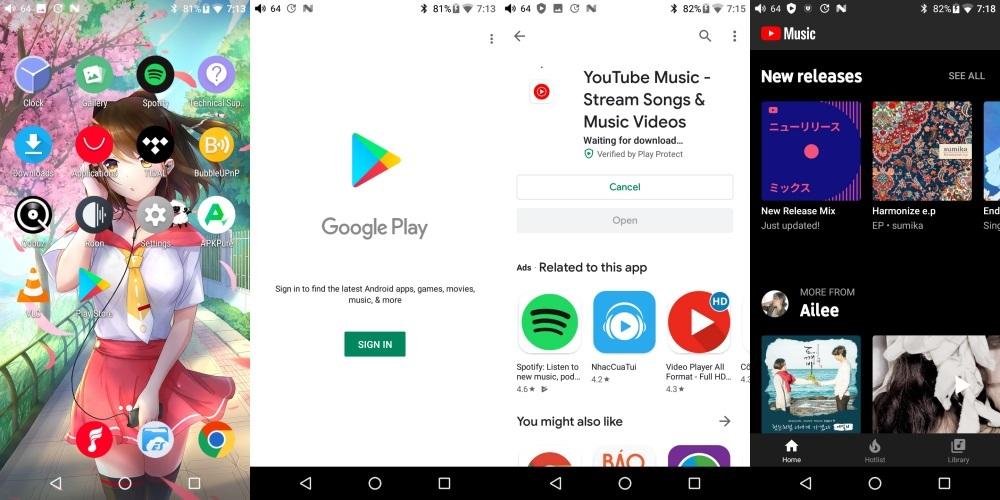 cài đặt Google Play Services cho các máy nghe nhạc FiiO