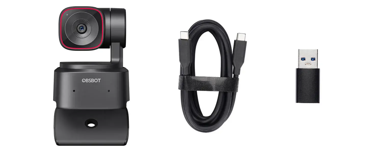 Tiny 2 Lite PTZ 4K Webcam With AI Tracking Box Content