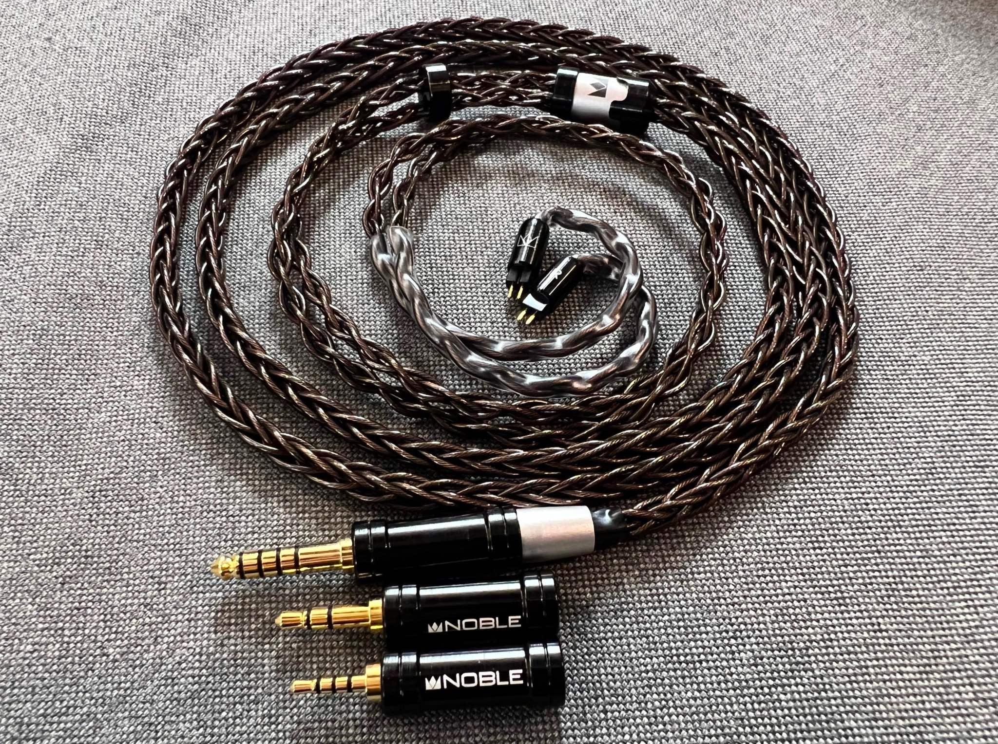 Noble Stage 3 included cable and tips